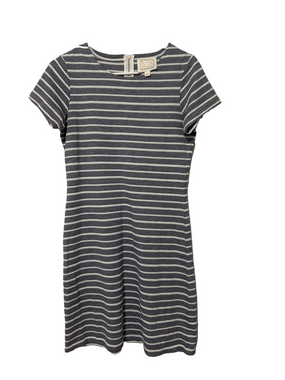 🎼STS Sail to Sable Striped blue & White Short Sleeve Knit Dress size S NWOT